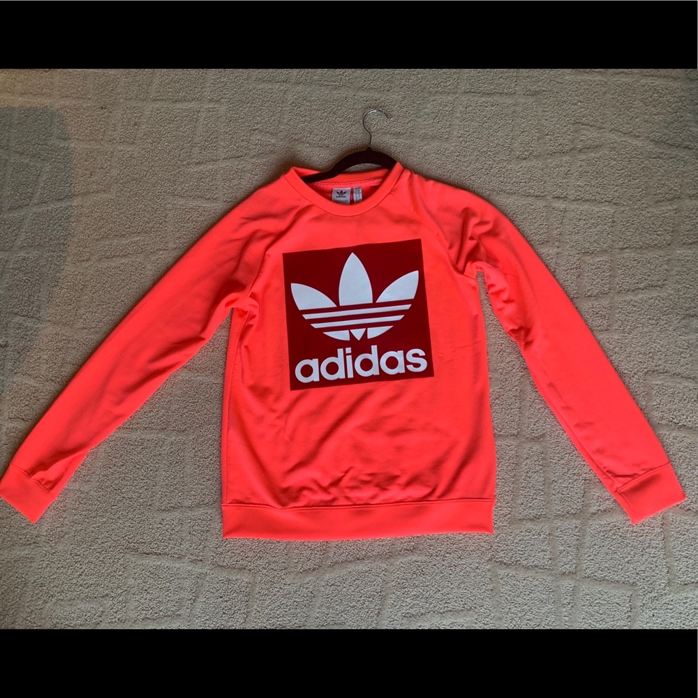 Adidas Red Sweatshirt with Logo